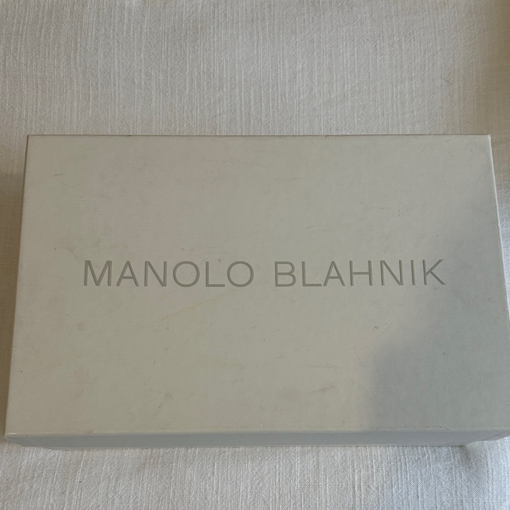 BNIB MANOLO BLANHIK HANGISI BLUE - Picture 3 of 8